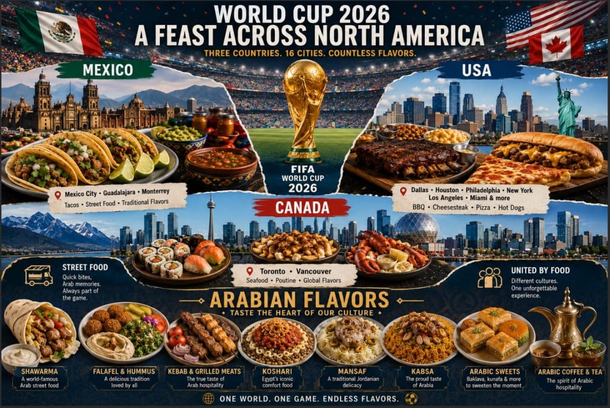 World Cup 2026 Food Guide: The Best Local Dishes Fans Should Try Across the USA, Canada and Mexico