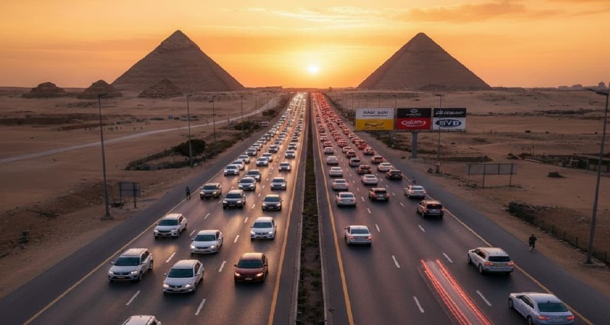 Egypt's Vehicle Sales Rise 56.2% in Q1 2026 as Market Shows Strong Recovery