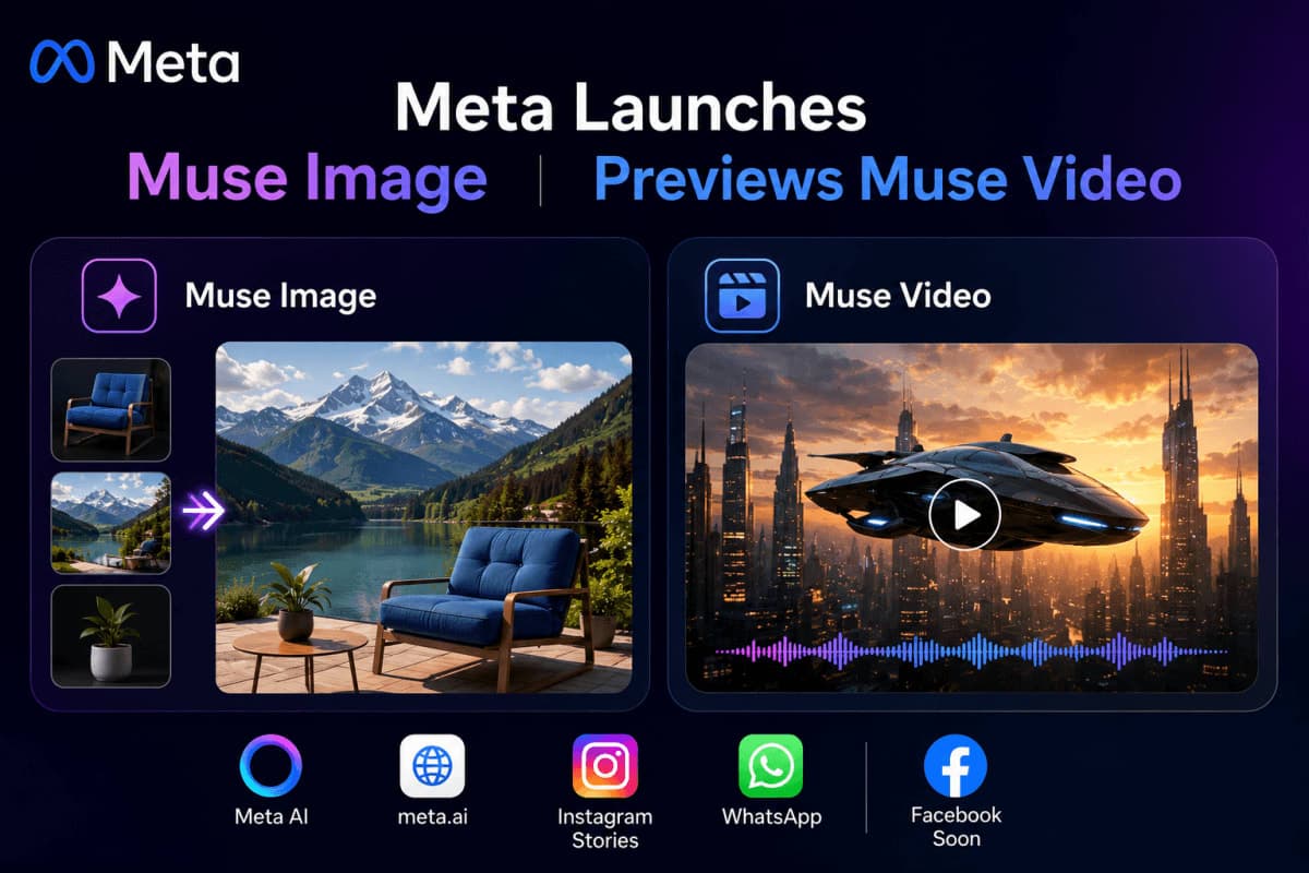 Meta Unveils Muse Image AI Model to Power Next-Generation Image Creation